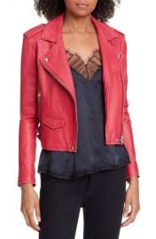 IRO   x27 Ashville  x27  Lambskin Leather Moto Jacket   Nordstrom at Nordstrom